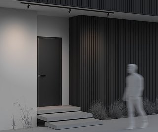 Уличный трековый светильник Focus Led Exility IP 3000К 8Вт 36° черный