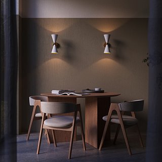 Настенный светильник (бра) Vesper E14х2 40Вт