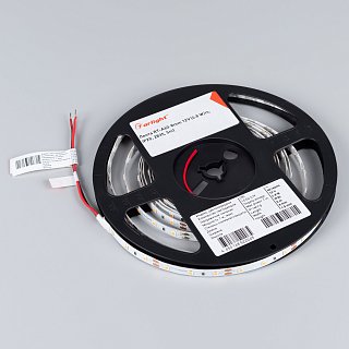 Светодиодная лента RT-A60-8mm 12V Pink (4.8 W/m, IP20, 2835, 5m) (Arlight, 4.8 Вт/м, IP20)