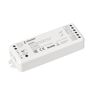 INTELLIGENT ARLIGHT Диммер SMART-PWM-102-72-MIX-PD-SUF (12-36V, 2x5A, TUYA Wi-Fi, 2.4G) (IARL, IP20 Пластик, 5 лет)