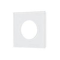 Рамка стеклянная FRM-GLARE-GC-1-WH (Arlight, -)