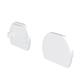 Заглушки для круглого низкопрофильного шинопровода Exility 2шт