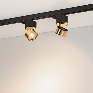 Светильник SP-PLURIO-TRACK-4TR-R77-9W Day4000 (BK-BRS, 36 deg, 230V) (Arlight, IP20 Металл, 3 года)