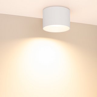 Светильник SP-BISCOTTO-R120-12W Warm3300-MIX (WH, 80 deg, 230V) (Arlight, IP54 Металл, 5 лет)