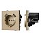 Механизм розетки с USB зарядкой SCT-TENDO-MUAA-SFPL-GD (230V, 16A) (Arlight, -)