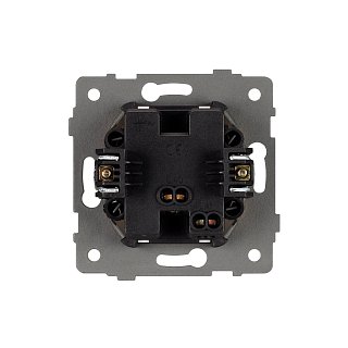 Механизм выключателя одноклавишный самовозвратный SWT-MKR1-PL-WH-V (250V, 10A) (Arlight, -)