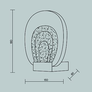Настенный светильник (бра) Biology 3000К 3Вт