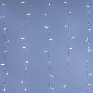 Светодиодная гирлянда ARD-CURTAIN-HOME-2000x2500-CLEAR-300LED White (230V, 12W) (Ardecoled, IP20)