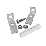 Комплект креплений для радиусного профиля с боковым свечением 2шт.