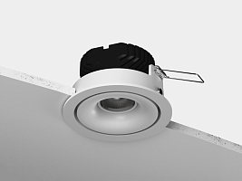 Корпус светильника потолочный встраиваемый  наклонный, COMBO10-WH, Белый, IP20, COMBO10-WH