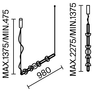 Подвесной светильник Cosmo 3000К 39Вт