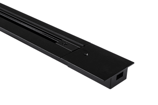 Шинопровод однофазный встраиваемый черный, TR-RC-BL-2