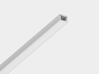 Накладной алюминиевый профиль Design LED LS1613, 2500 мм, белый, LS.1613-W-R