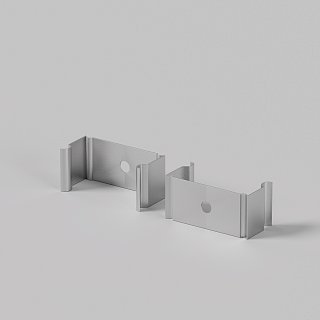 Комплект креплений (для профиля 25×42 и 35x51) 4 шт., ALM-2542-MT