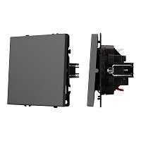 Механизм выключателя одноклавишный проходной SWT-NOBE-MKP1-SFPL-GR (230V, 10A) (Arlight, -)