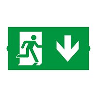 Пиктограмма EMGP-DIRECT-DOWN (Вниз) (Arlight, Пластик)
