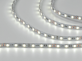 Светодиодная лента 5050, 60 LED/м, 14,4 Вт/м, 12В , IP20, Цвет: Холодный белый, SWG560-12-14.4-W-M