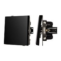 Механизм выключателя одноклавишный проходной SWT-TENDO-MKP1-PL-BK (230V, 10A) (Arlight, -)