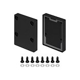 Заглушка IP-LINE-4050 BLACK глухая (Arlight, Металл)