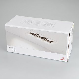 Светильник CL-KARDAN-S260x102-3x9W Warm (WH, 38 deg) (Arlight, IP20 Металл, 3 года)