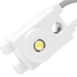 Министробоскоп, 12В,  IP65, белый (комплект 10 шт)