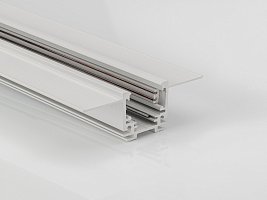 Шинопровод встраиваемый низкопрофильный под шпаклевку, серия SY-LINK, Белый, IP20, SY-LINK-20T2S-2.5-WH