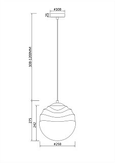 Подвесной светильник Vinare E14x1