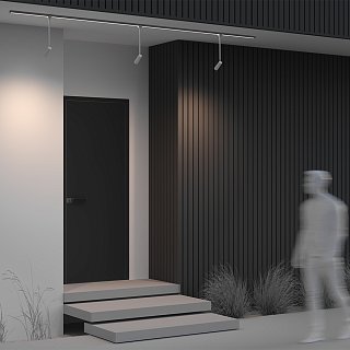 Уличный трековый светильник Focus Led Elasity IP 3000K 8Вт 45° белый