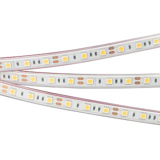 Светодиодная лента RTW 2-5000P 12V White6000 2x (5060, 300 LED, LUX) (Arlight, 14.4 Вт/м, IP66)