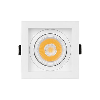 Светильник MS-VORTEX-BUILT-S90x90-12W Warm3000 (WH-WH, 20 deg, 230V) (Arlight, IP20 Металл, 5 лет)