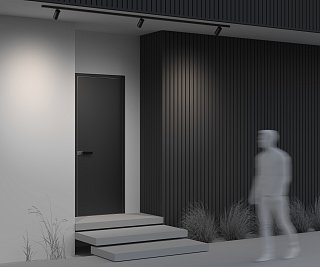 Уличный трековый светильник Focus Led Exility IP 4000К 20Вт 36° черный