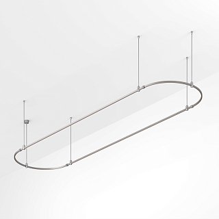 Основание ART-APRIORI-OVAL-ROD-800-4000x1000 (TN) (Arlight, IP20 Металл, 3 года)