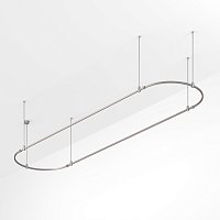 Основание ART-APRIORI-OVAL-ROD-800-4000x1000 (TN) (Arlight, IP20 Металл, 3 года)