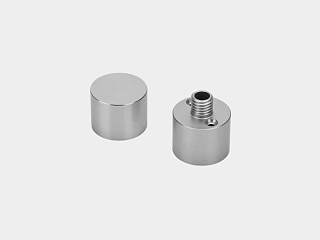 Комплект алюминиевых заглушек (с отверстием и без отверстия) для неоновой ленты 360° D25 END-360