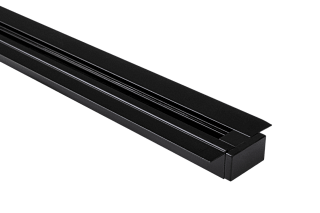 Шинопровод однофазный встраиваемый черный, TR-RC-BL-2