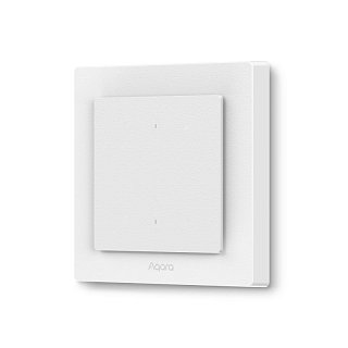 Умный настенный выключатель H2 (2 кнопки, 1 канал) | Aqara Light Switch H2 EU