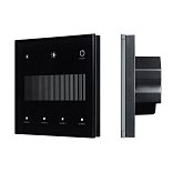 INTELLIGENT ARLIGHT Сенсорная панель SMART-DALI-301-11-1G-4SC-DIM-IN Black (BUS/24V, Touch, 2.4G) (IARL, IP20 Пластик, 5 лет)