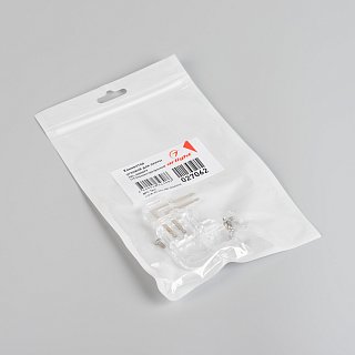 Коннектор угловой для ленты ARL-50000PV (15.5x6mm) прозрачный (Arlight, Пластик)