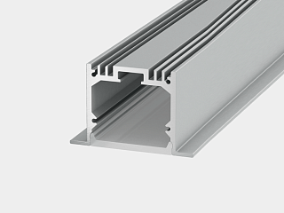 Встраиваемый алюминиевый профиль Design LED LE 4932, 2500 мм, анодированный, LE.4932-R