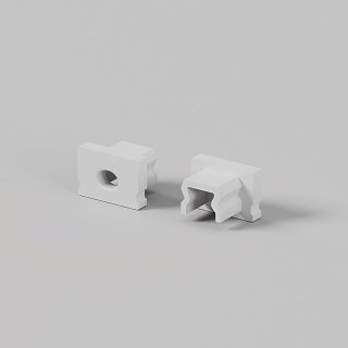 Комплект заглушек (для профиля ALM-1007-S-2M) 2 шт.