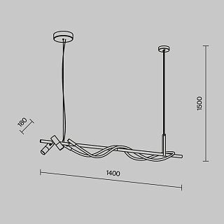Подвесной светильник Tau 3000K 42Вт