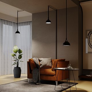 Подвесной светильник Bowl Parity 4000K 20Вт 120° черный