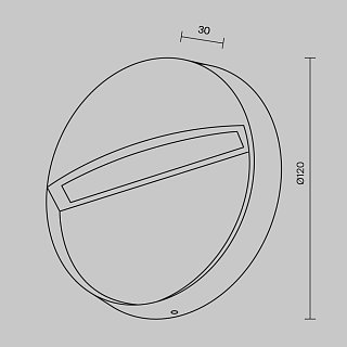 Подсветка для лестниц Mane 3000K 3Вт IP 54