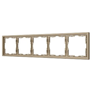 Рамка пластиковая FRM-NOBE-SFPL-5-GD (Arlight, -)