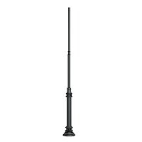 Опора фланцевая OXOR-OT3-DE-D160-L3000 (BK) (Arlight, Сталь)