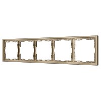 Рамка пластиковая FRM-NOBE-SFPL-5-GD (Arlight, -)