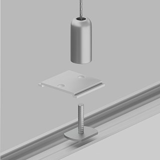 Крепление для троса 1шт Gravity белый