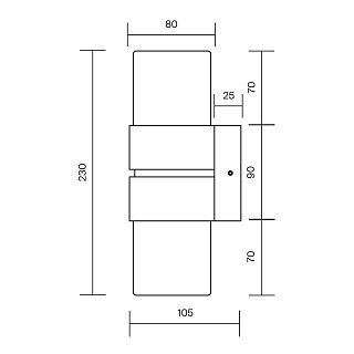Настенный светильник (бра) Torris 3000К 12Вт