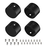 Заглушка WPH-FLEX-D22-360deg BLACK ALU глухая (Arlight, Металл)