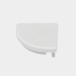 Заглушка для профиля BEST SF-1616 1шт., SF-1616-ECS